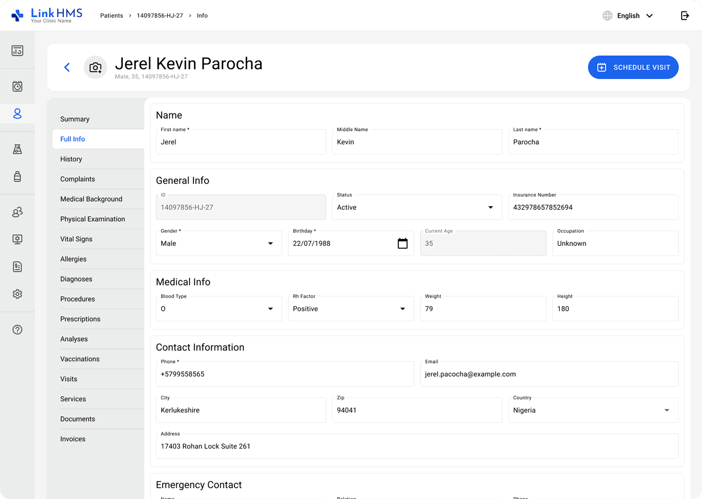 application screen