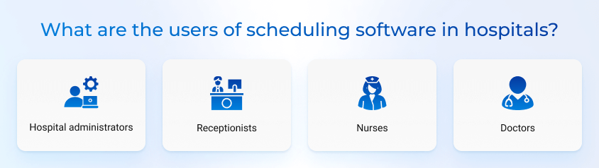 hospital scheduling users