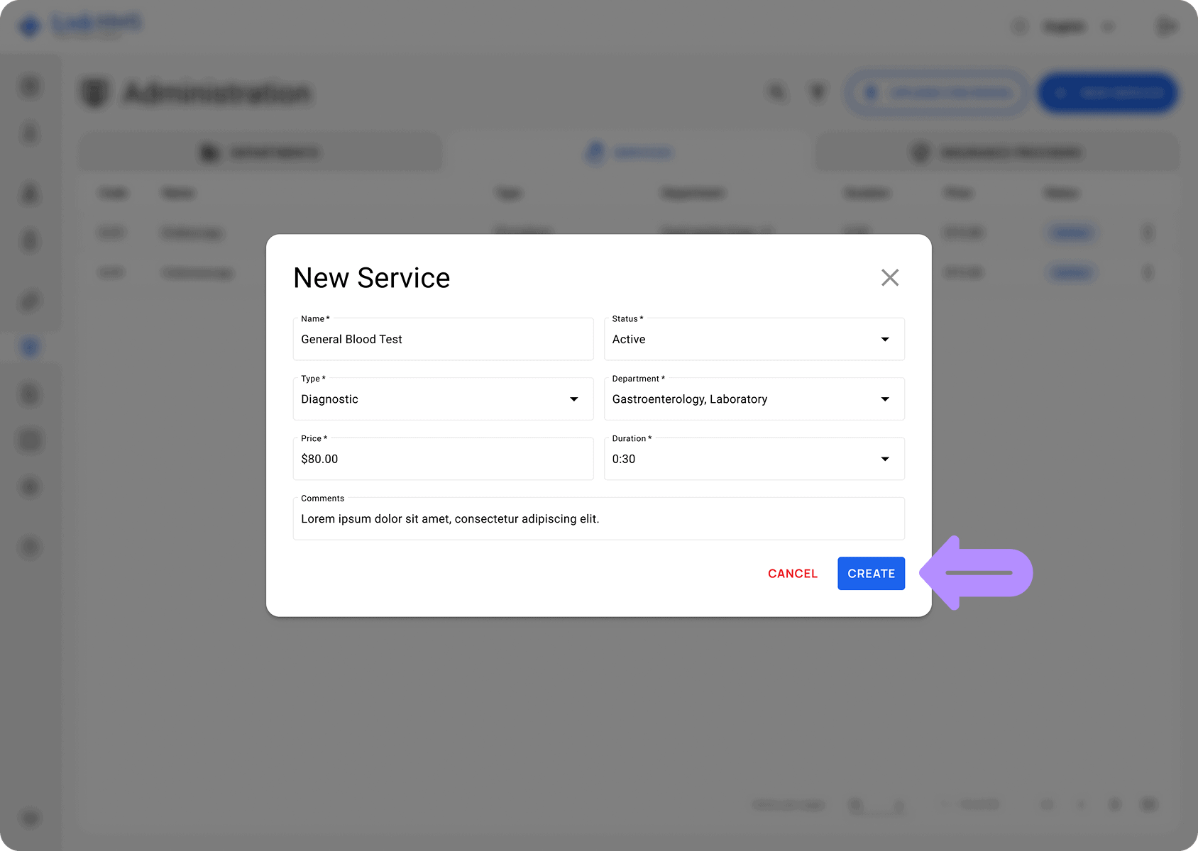 LinkHMS lab services