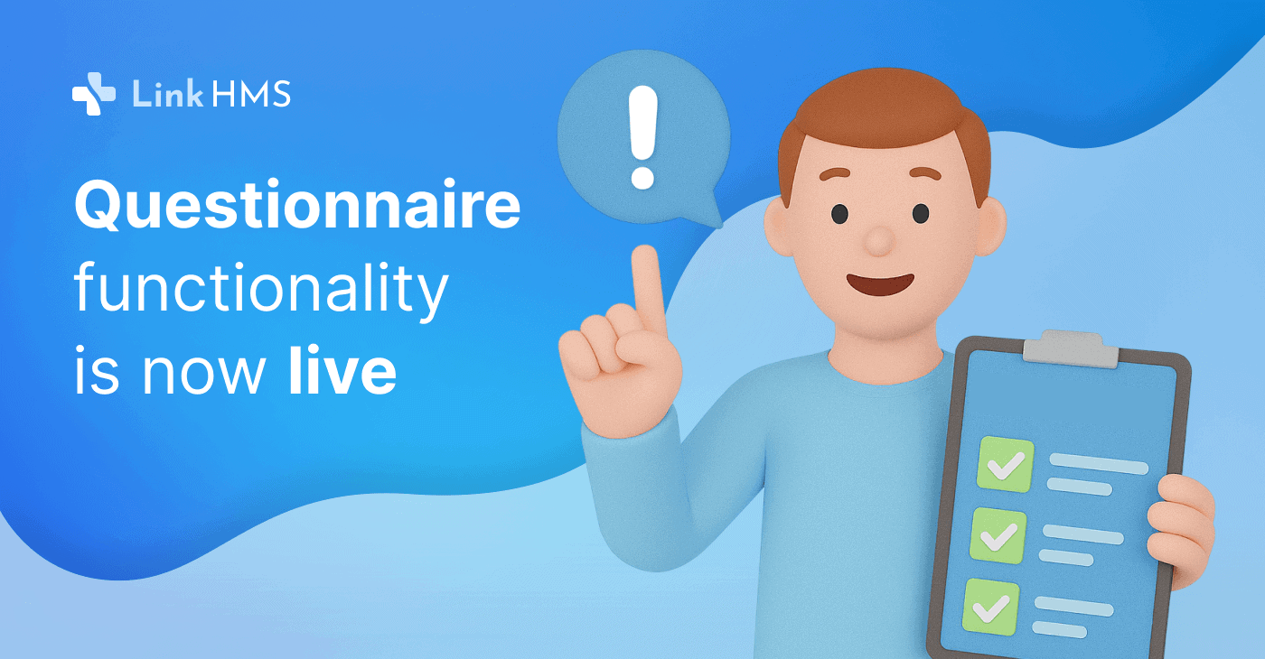 Questionnaire functionality is now live