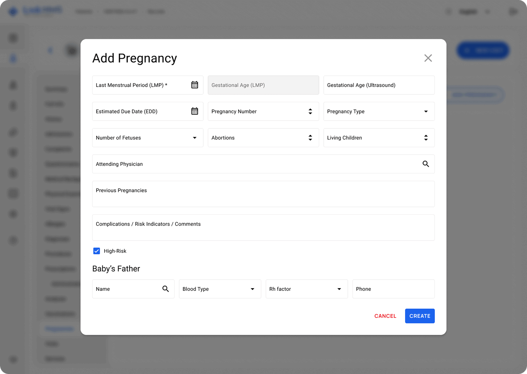 LinkHMS pregnancy module 7